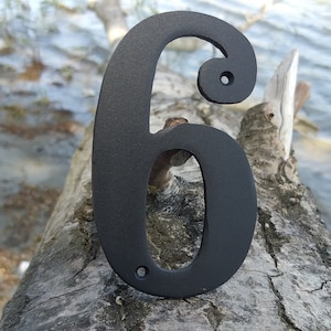 Metal address number for house or building-Street address numer-Custom metal address sign-Housewarming gift