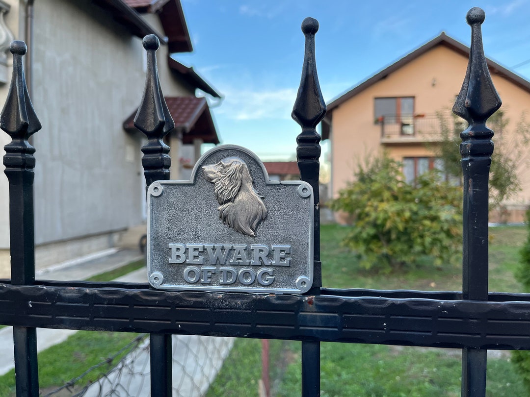 Beware English Cocker Spaniel Dog Plate,beware of Dog Sign,english ...