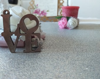 Wedding favor for guests | Handmade LOVE keychain | Rustic unique keychain | Mark your day with a unique gift