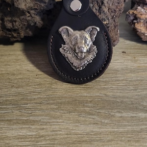 Border Collie dog leather keychain,Border Collie puppy dog lovers leather keychain,Border Collie Pet lover keychain gift,Border Collie face