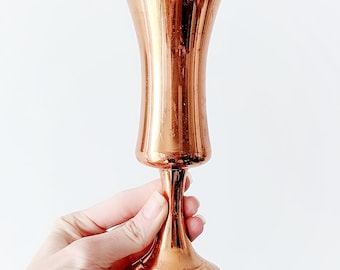 Vintage copper Goblets - altar chalice wedding dark academia Halloween decor