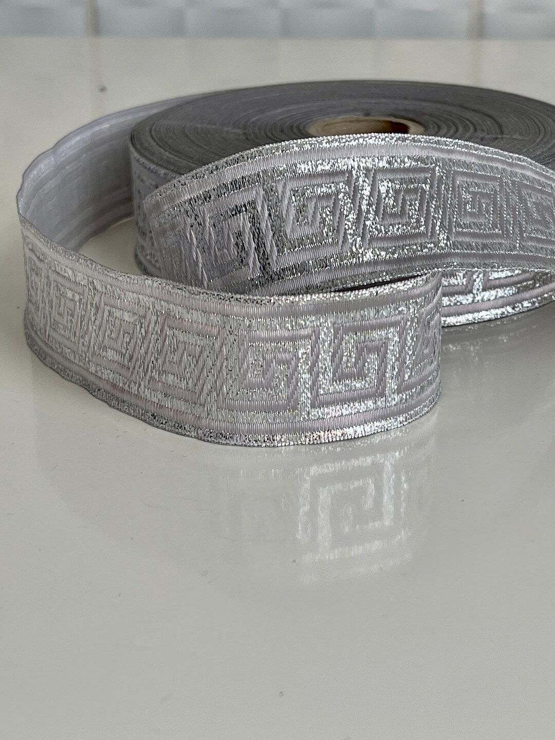 Medieval Braid, Greek Key Pattern Ribbon, 35mm Ribbon, Theatrical ...