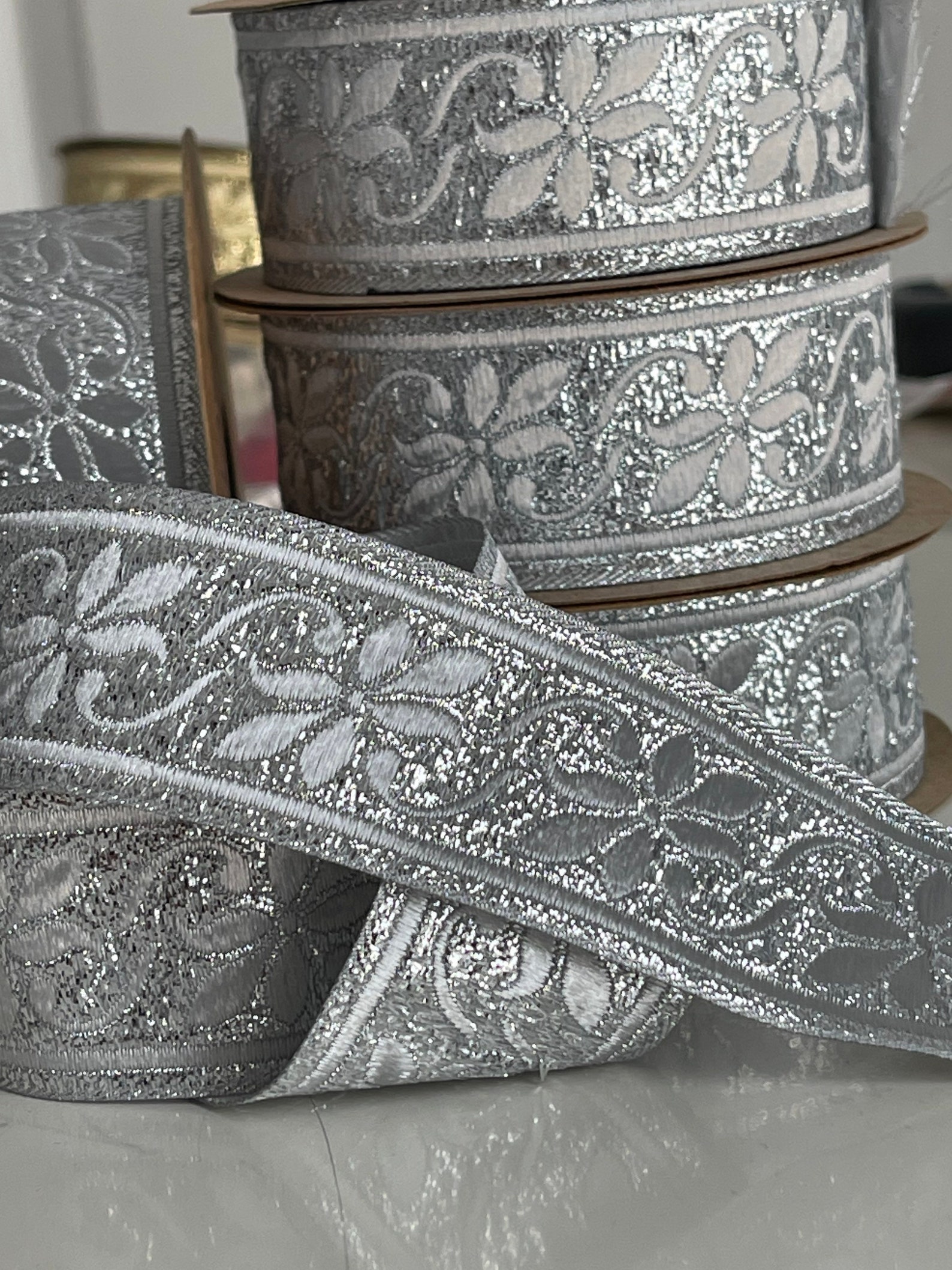 Medieval Ribbon Patterns Medieval Ribbon Theatrical Braid 35 Mm Medieval Border Gold Gold Ribbon ...