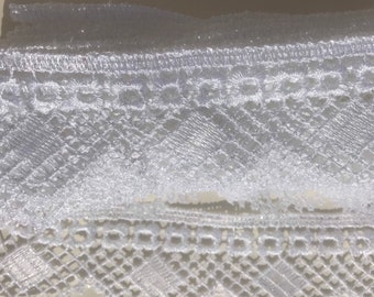 White guipure lace, white guipure lace