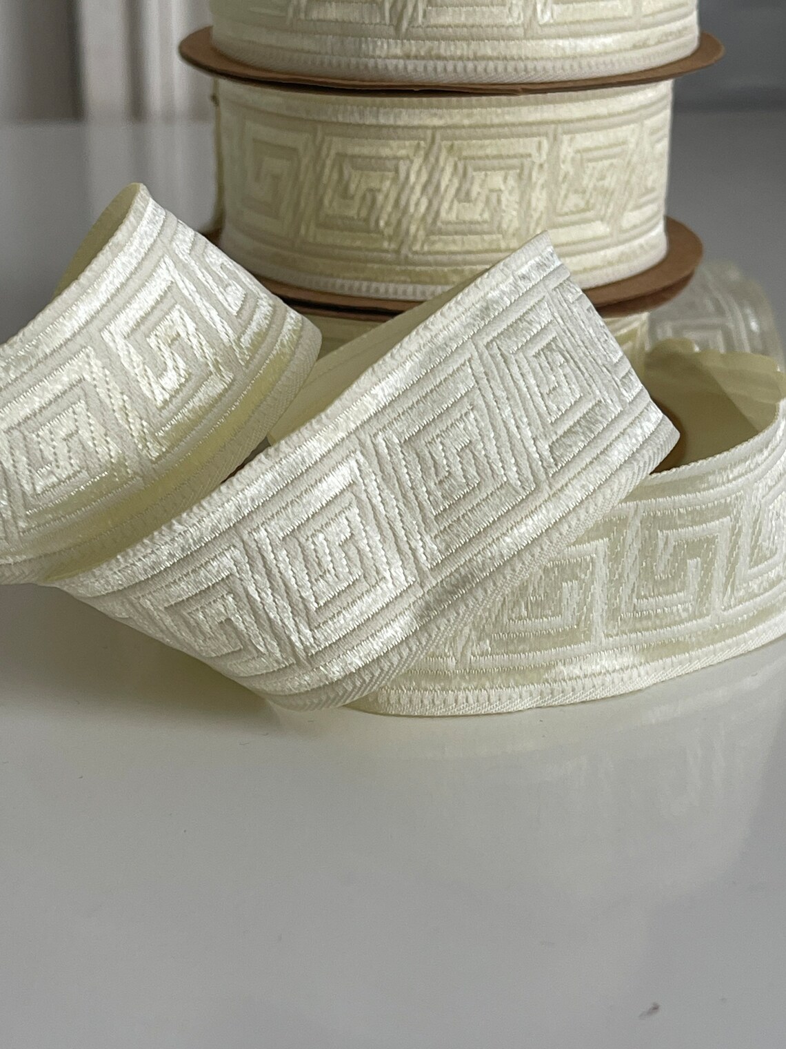 Medieval Braid, Jacquard Woven Braid, Woven Ribbon With Greek Key ...