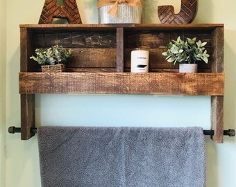 HMMD Inspiration: Toallero de bambú / Bamboo Towel Rack  Decoración de  unas, Baños de estilo rústico, Diseño de baños modernos