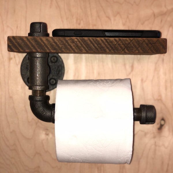 Farmhouse Toilet Paper Holder - Etsy