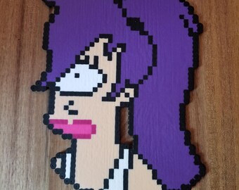 Perler Bead Leela from Futurama