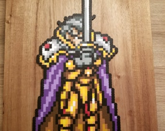 Perler Bead Emperor Barbarossa from Suikoden