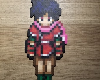Perler Bead Kasumi from Suikoden 2