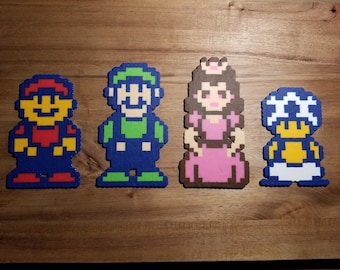 Perler Bead Personagens do Super Mario Bros. 2