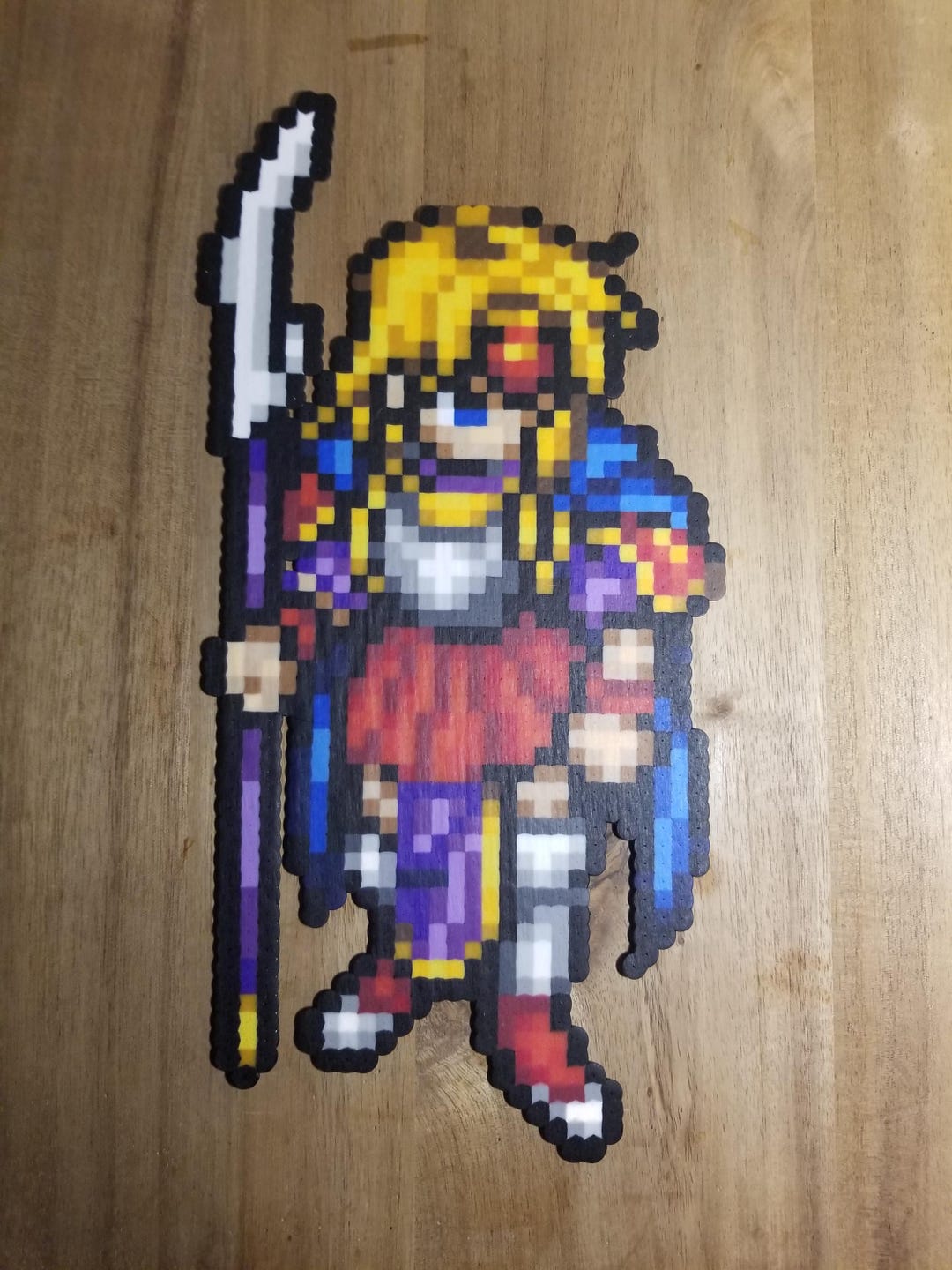 Shulen Perler Bead Sonya Shulen (boss) From Suikoden - Etsy Australia