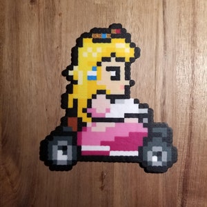 Perler Bead Peach from Super Mario Kart