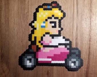 Perler Bead Peach from Super Mario Kart