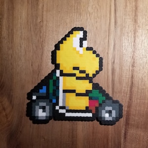 Perler Bead Koopa Troopa from Super Mario Kart