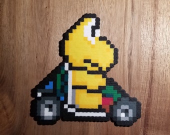 Perler Bead Koopa Troopa di Super Mario Kart