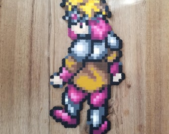 Perler Bead Cleo from Suikoden (Battle Stance)