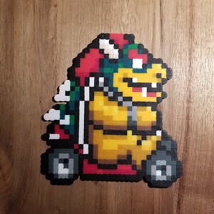 Perler Bead Bowser von Super Mario Kart