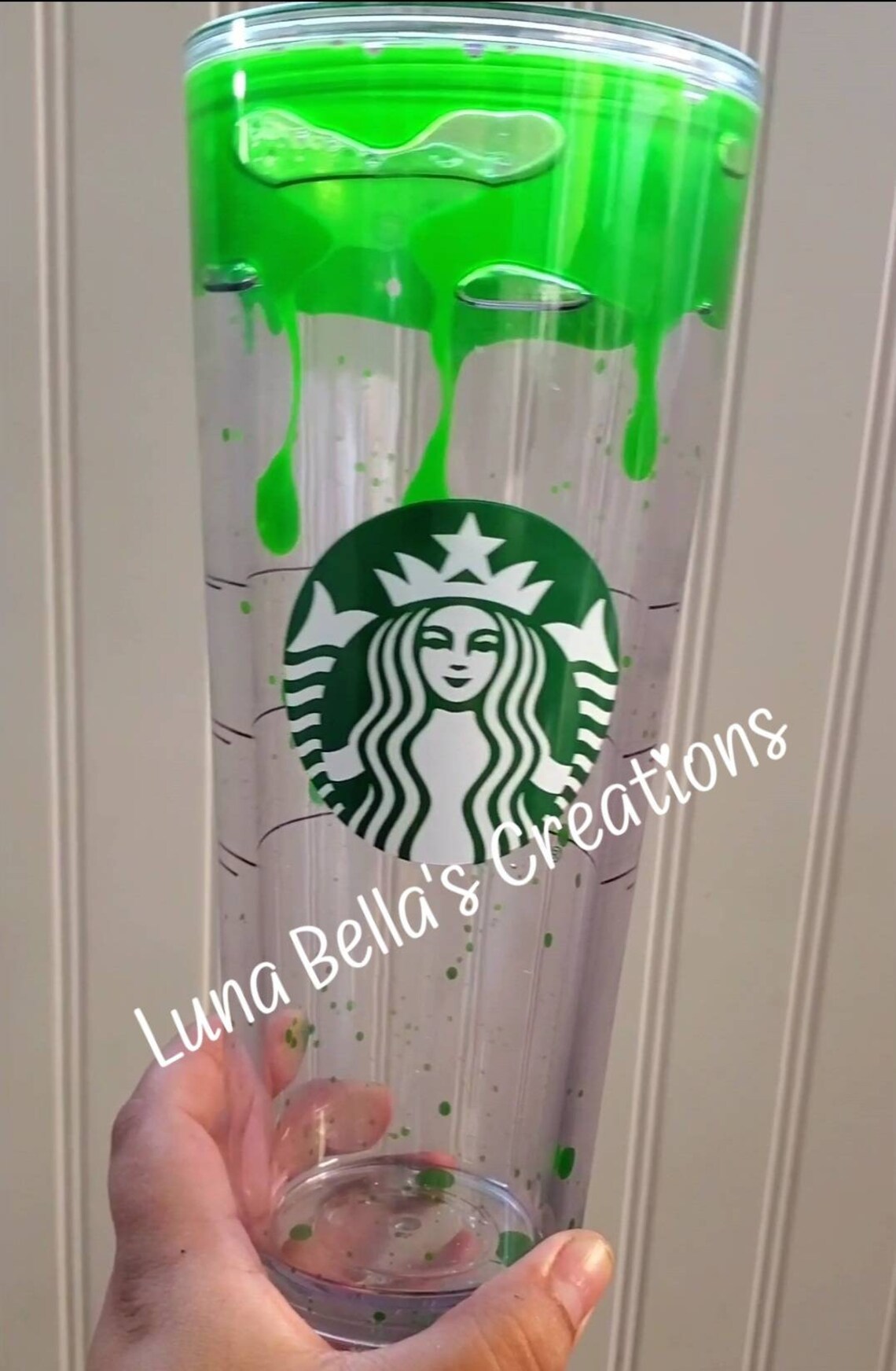 Slime Drip Starbucks Tumbler Fake Blood Drip Starbucks Cup Etsy