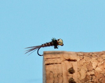 Jiggie Tungsten Beadhead Pheasant Tail Nymph, 3 Each