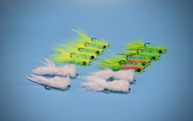 Green 3 Each Wooly Bugger Chartreuse