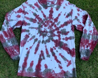 Swirls Tie Dye, Long Sleeve, Tee