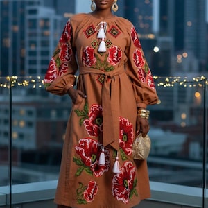 etsy mexican embroidered dress Mexican embroidered dress Size M style day of the dead 5 de Mayo coco theme party