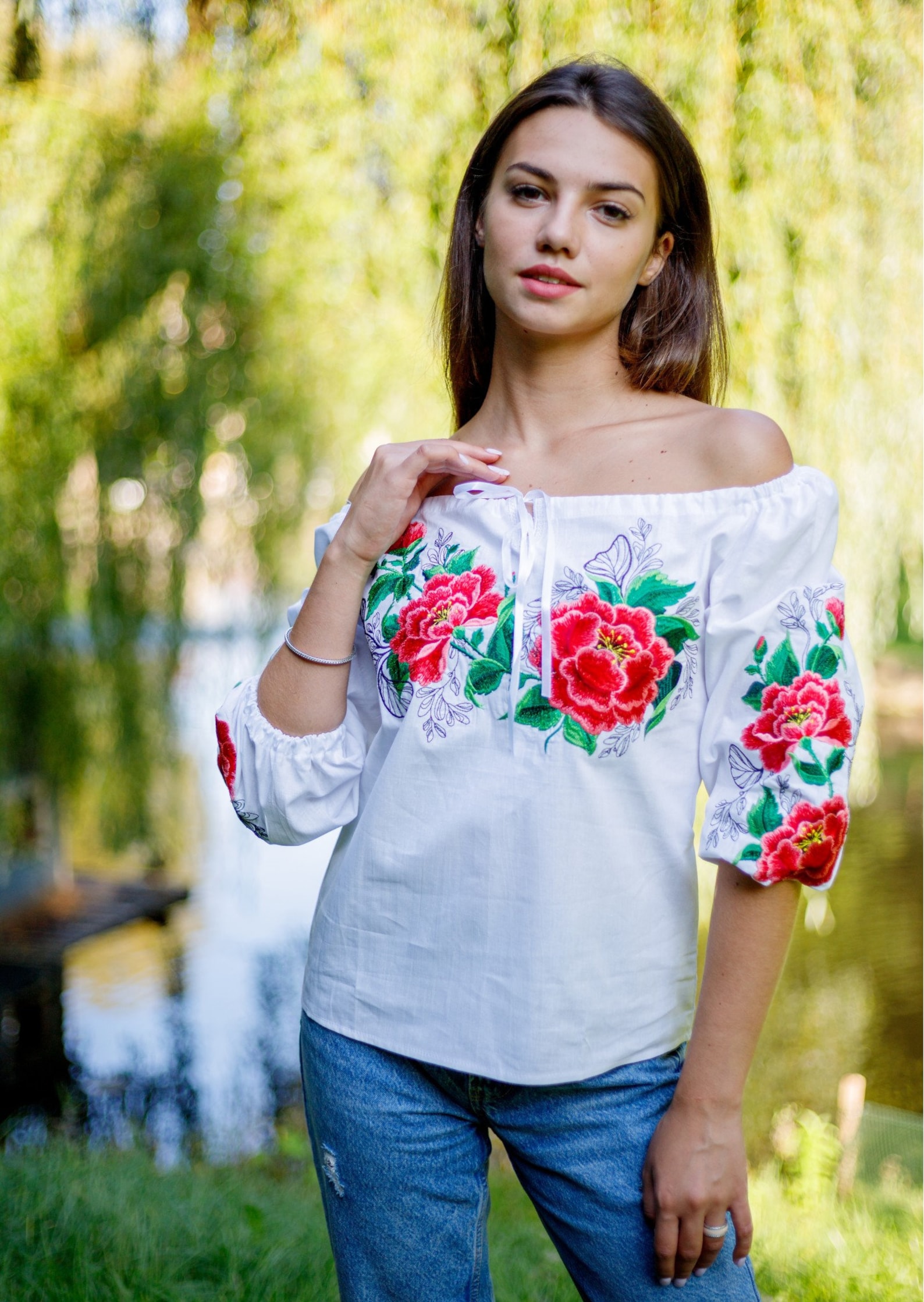 mexican blouse outfit