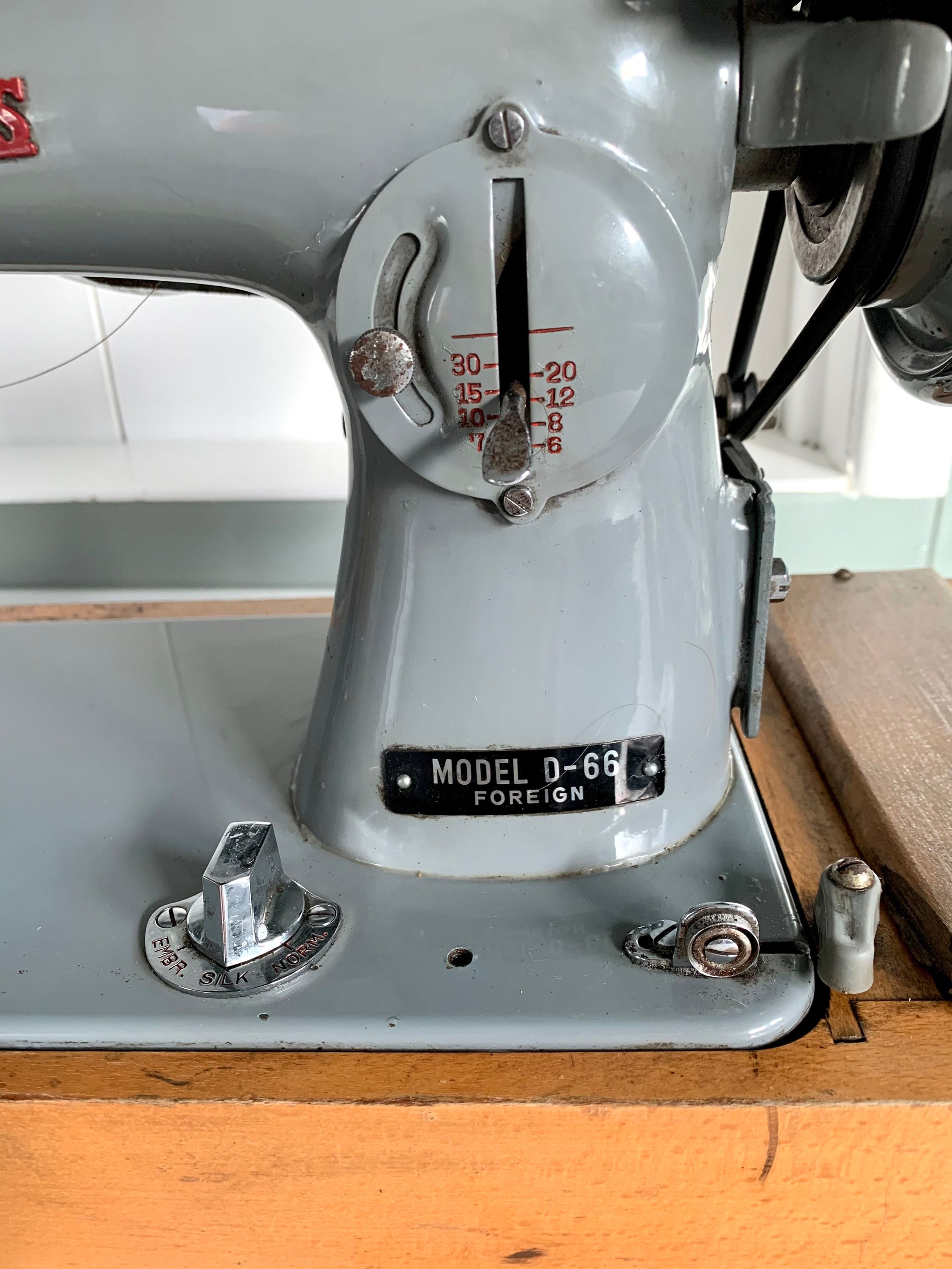 Vintage Retro 1950s Jones Electric Sewing Machine in Case - Etsy UK