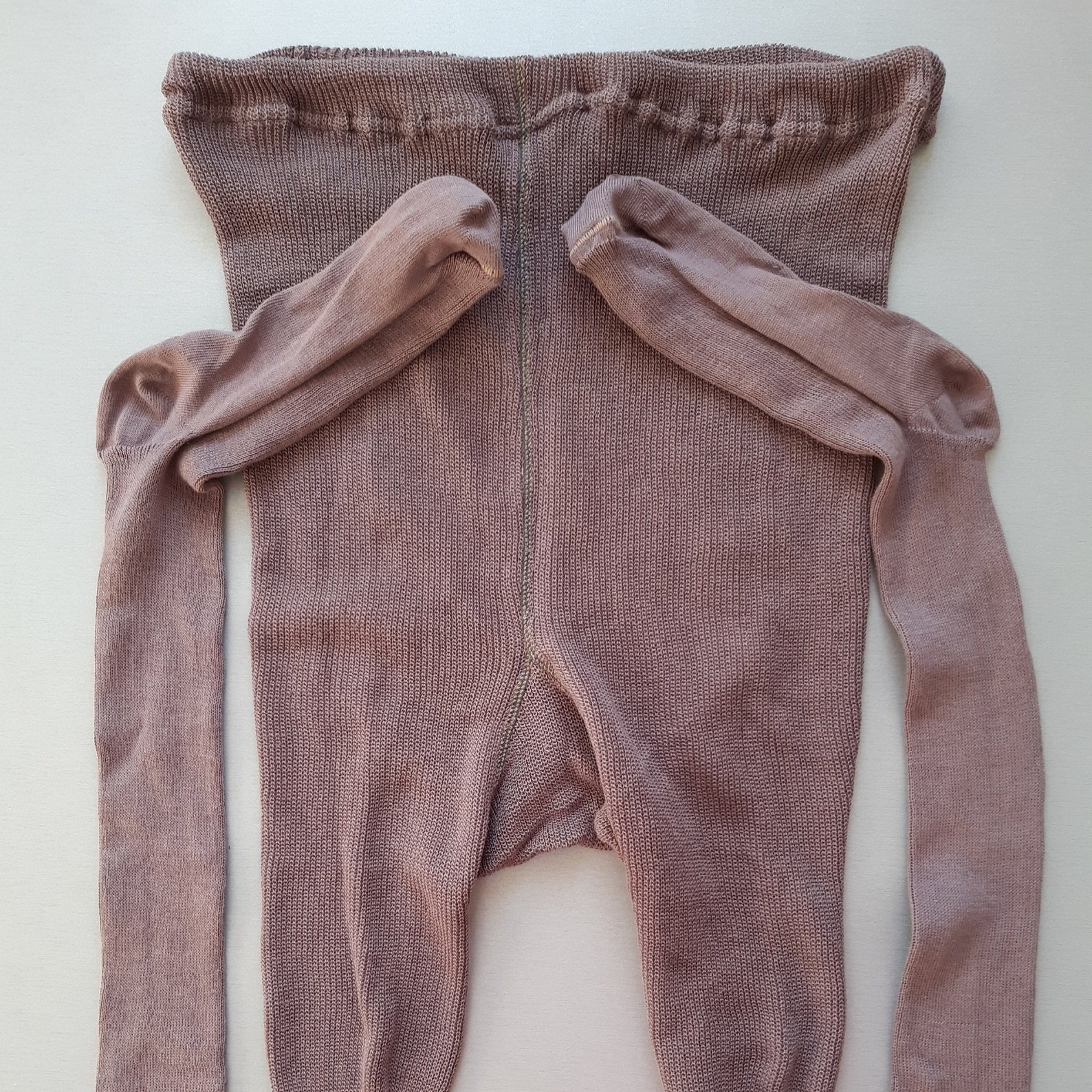 Vintage women's tights made of natural cotton yarn without Etsy