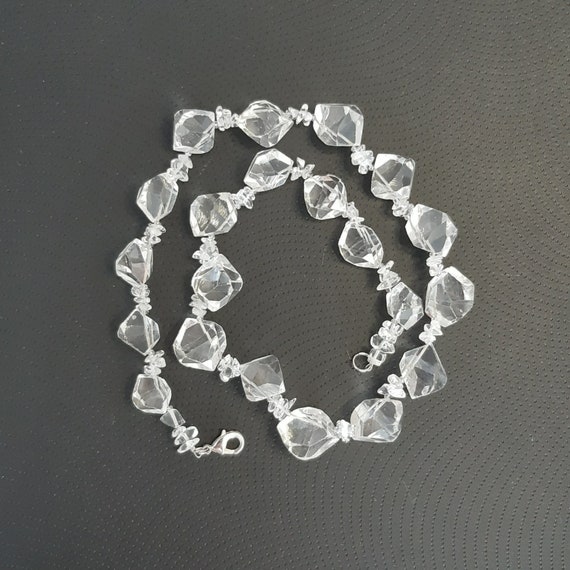 Vintage Hand Made Natural Materials Beaded Necklace Item K # 1345