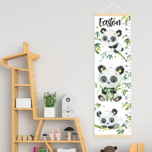 Messlatte für Pandabären Pandas Kinderzimmer Deko