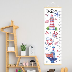 Segeltuch Messlatte für das Schlafzimmer Kinderzimmer Wanddeko Geschenk zum Geburtstag