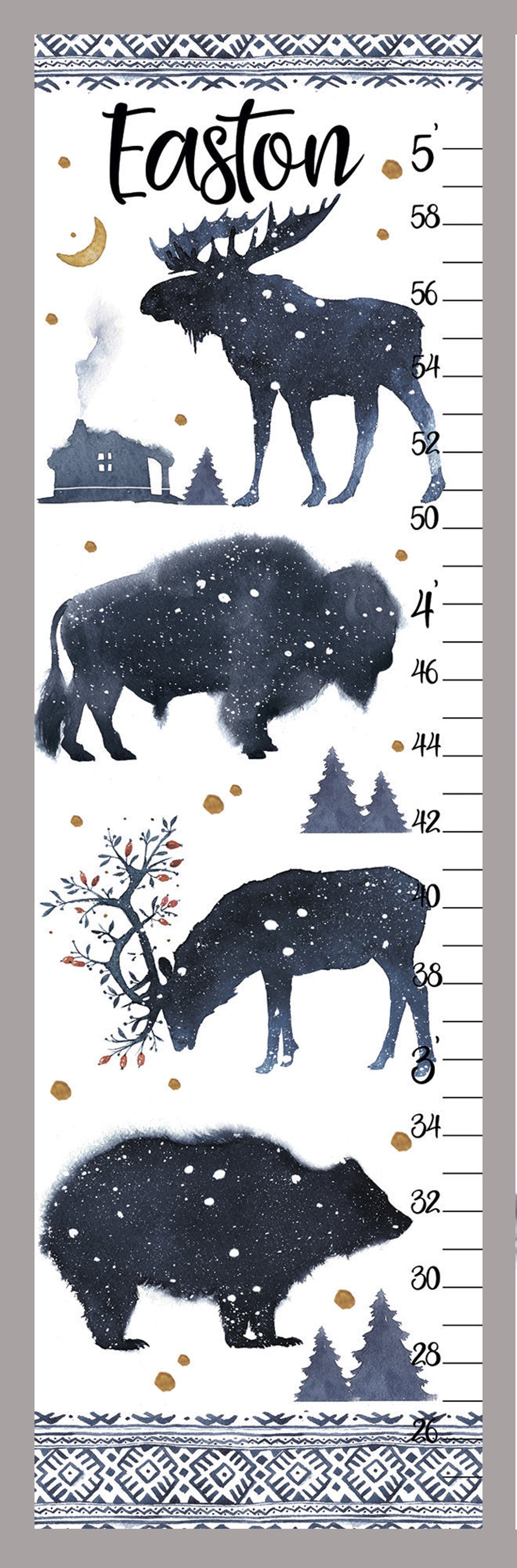 As As Animal Height Chart
