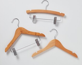 vintage baby clothes hangers