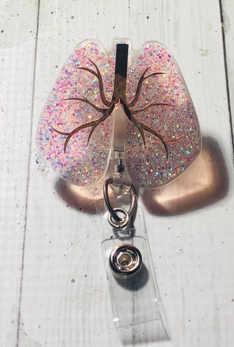 glitter badge reel unique gift. badge reel Nursing Peach and rose gold custom handmade badge reel nursing gift medical glitter
