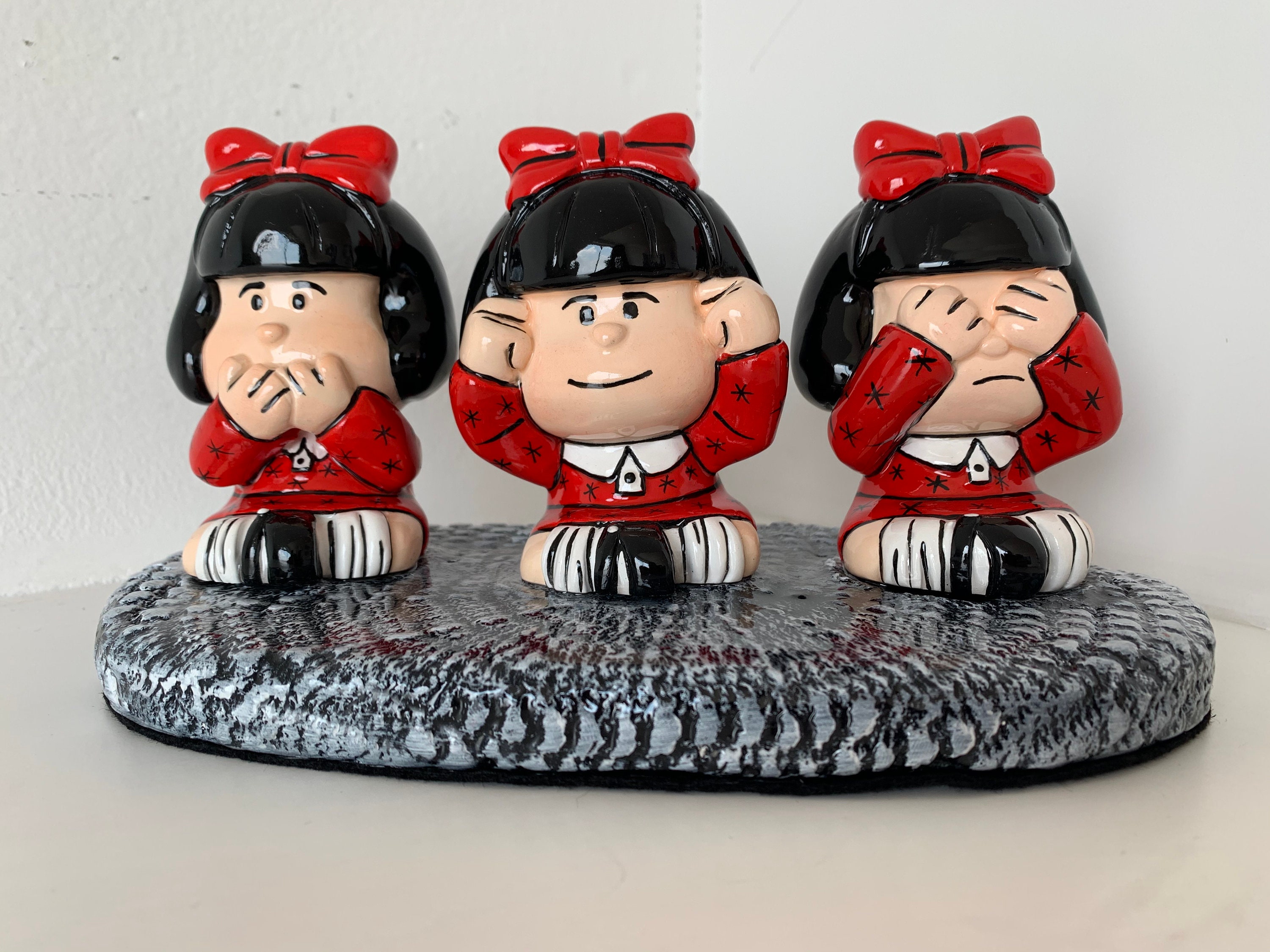 2024特集 ビンテージ ポルトガル製 4点セット Mafalda(マファルダ) ソフビ