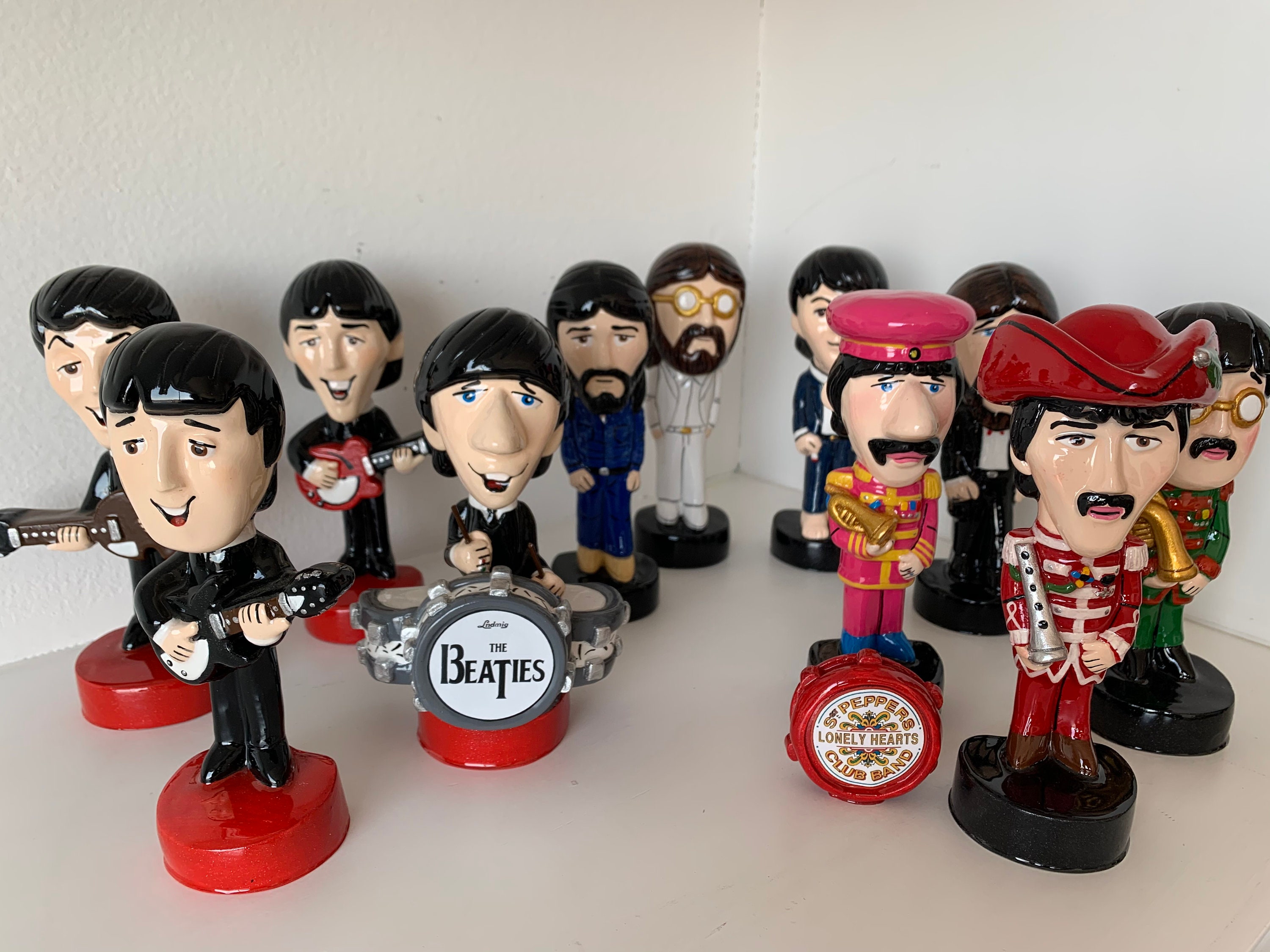 Beatles Classic Bobbleheads Figurines (new Model 2025) - Etsy