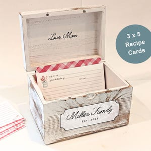 3x5 recipe card binder Index Card Box 3x5 - Recipe Box with Manila Dividers & Stickers - Premium Index  Card Holder Ideal as Business Card Organizer, Recipe Card Box, Index Card  Organizer, Flash Card Holder