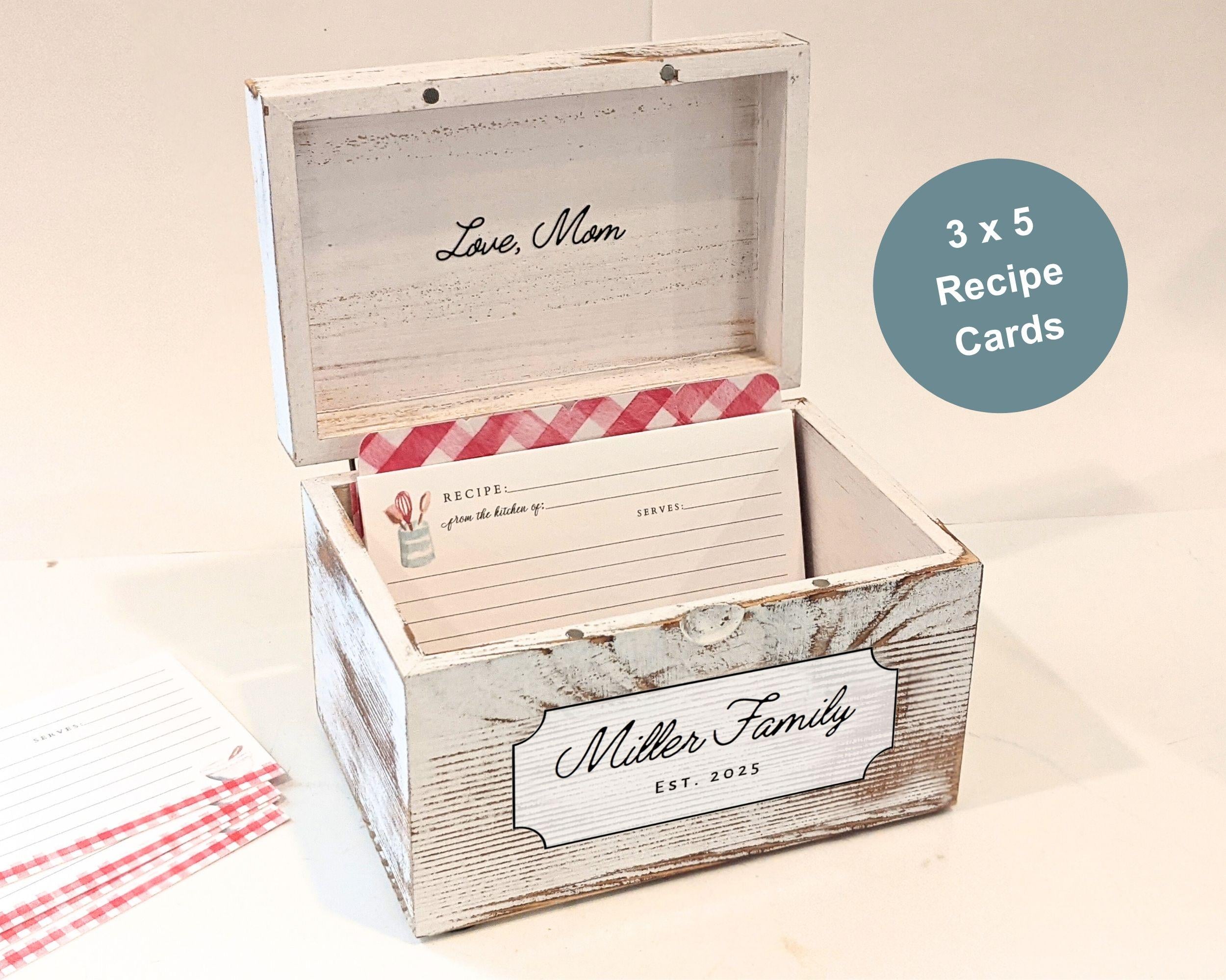 Recipe Book That Holds 3x 5 Cards - Etsy