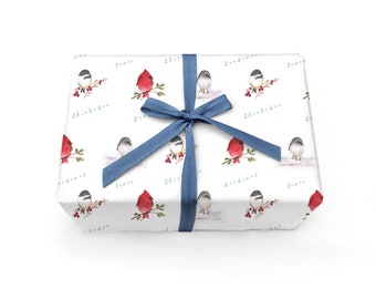 Watercolor Birds- Wrapping paper