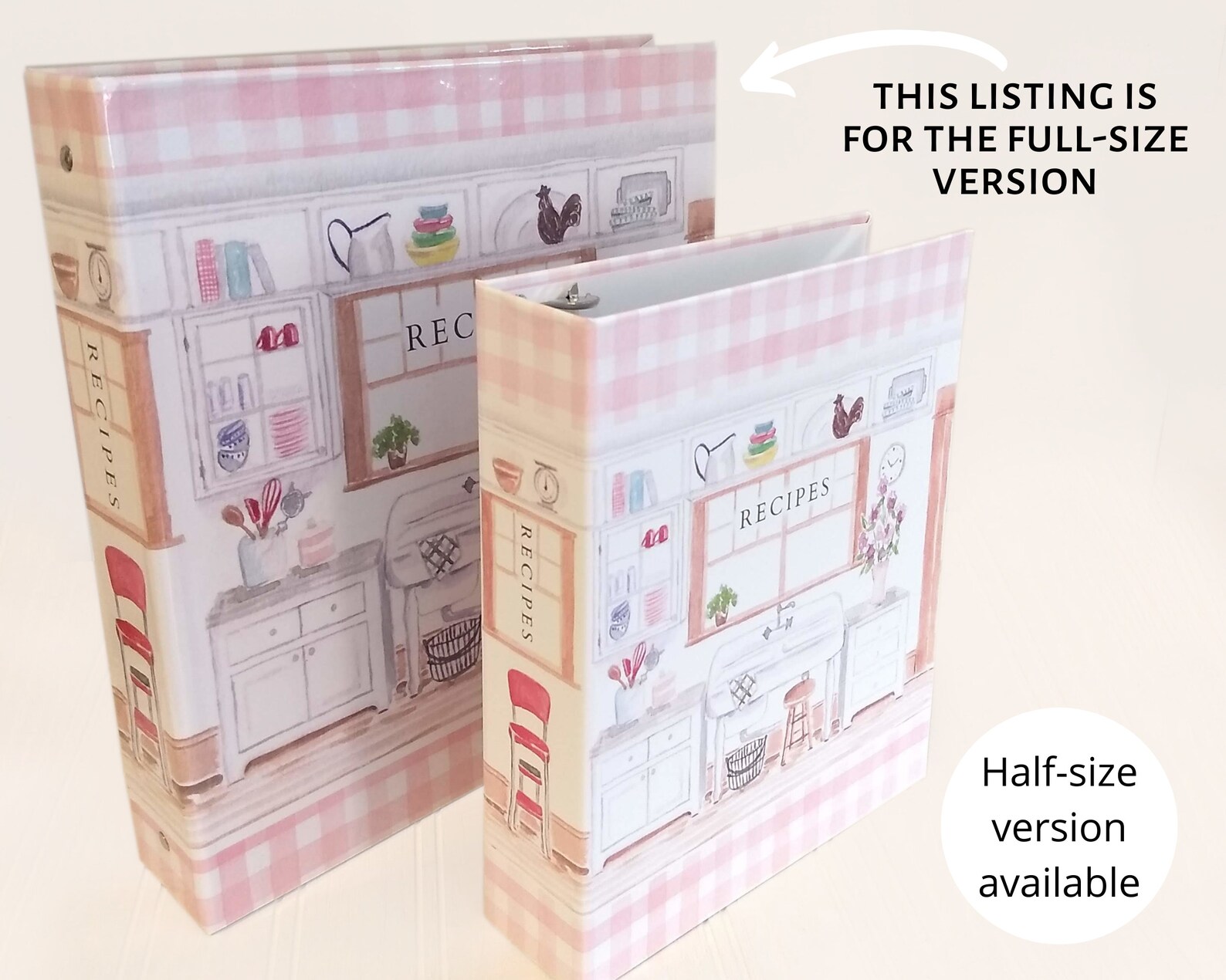 Classeur de recette de cuisine rétro classeur de recette de | Etsy