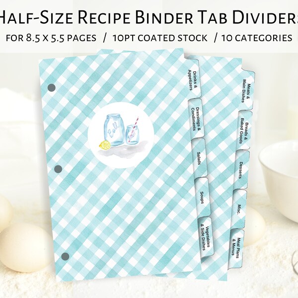 Recipe Binder Etsy