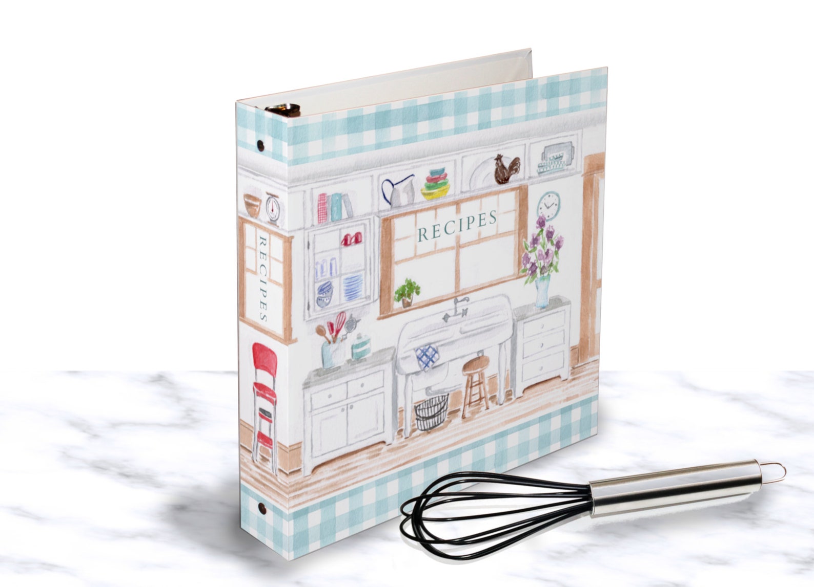 Kitchen 3-Ring Recipe Binder