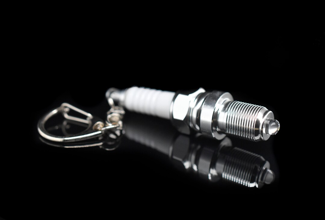 Spark Plug LIGHT UP Key Chain Screw Driver Tool Spark Plug Etsy