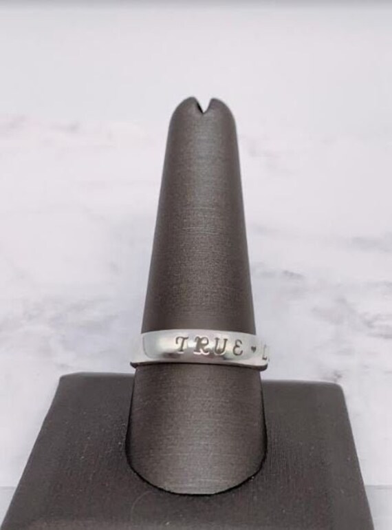 Sterling Silver Band, Statement Ring, Sterling Ba… - image 2