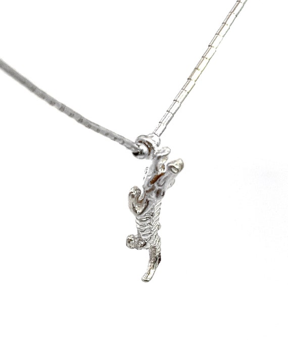 Sterling Silver Alligator Charm/Necklace,  Reptil… - image 4