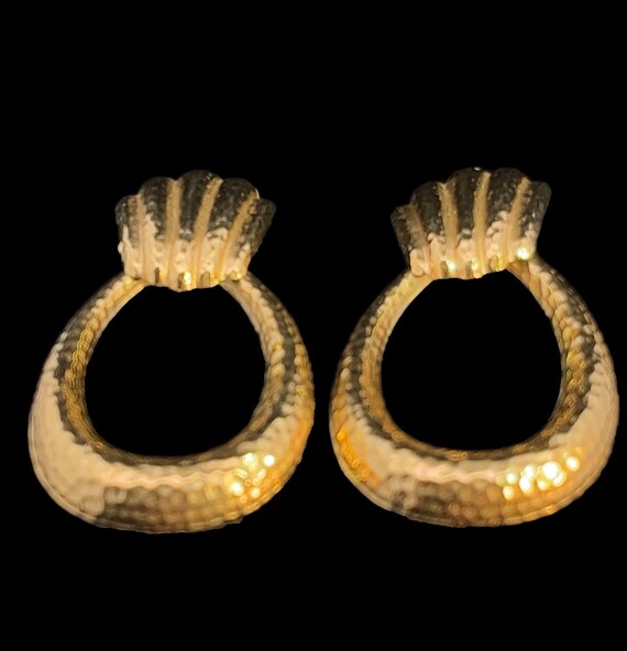 Elegant 14k Yellow Gold Teardrop Earrings, 14k Ha… - image 5