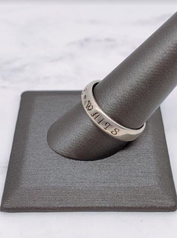 Sterling Silver Band, Statement Ring, Sterling Ba… - image 3