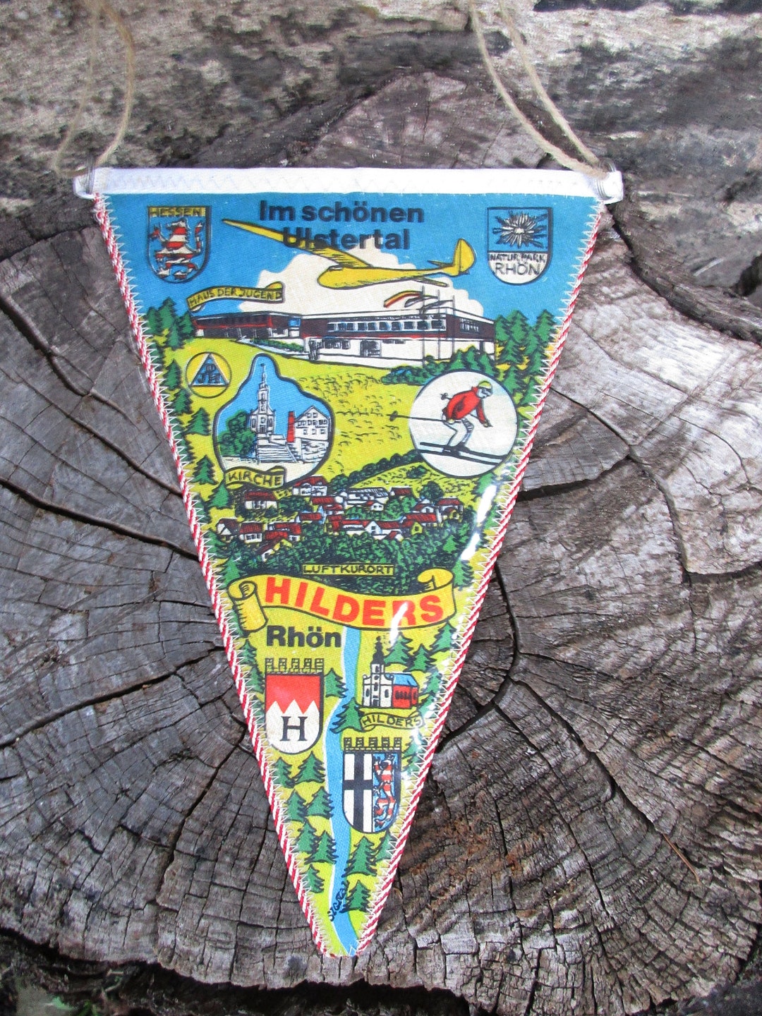 Vintage Luftkurort HILDERS RHÖN Banner Souvenir Pennant - Etsy